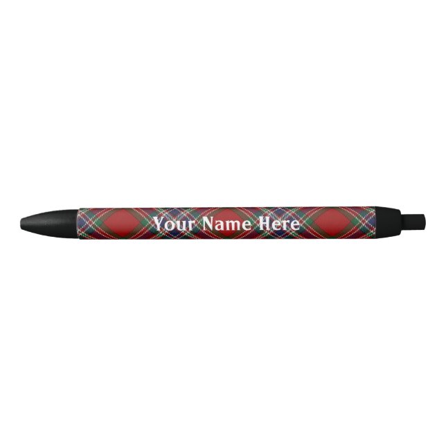 Stylo Noir De l'Ecosse tartan de MacFarlane de clan pour (Devant)