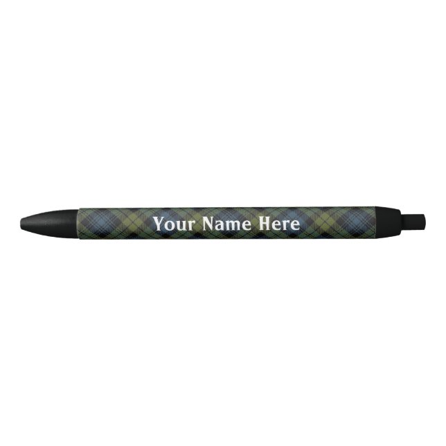 Stylo Noir De l'Ecosse tartan pour toujours Campbell (Devant)