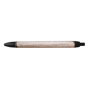 Stylo Noir Déclaration d'indépendance