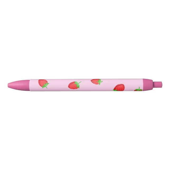 Stylo Noir Des Fraise Pen (Devant)