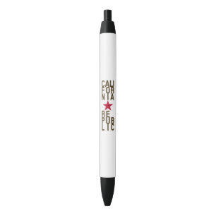 Stylo Noir Design de texte original Californie République