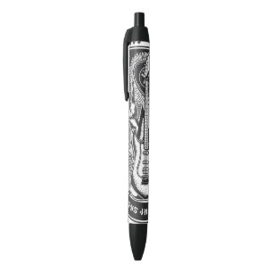 Stylo Noir Design Guitar Rock