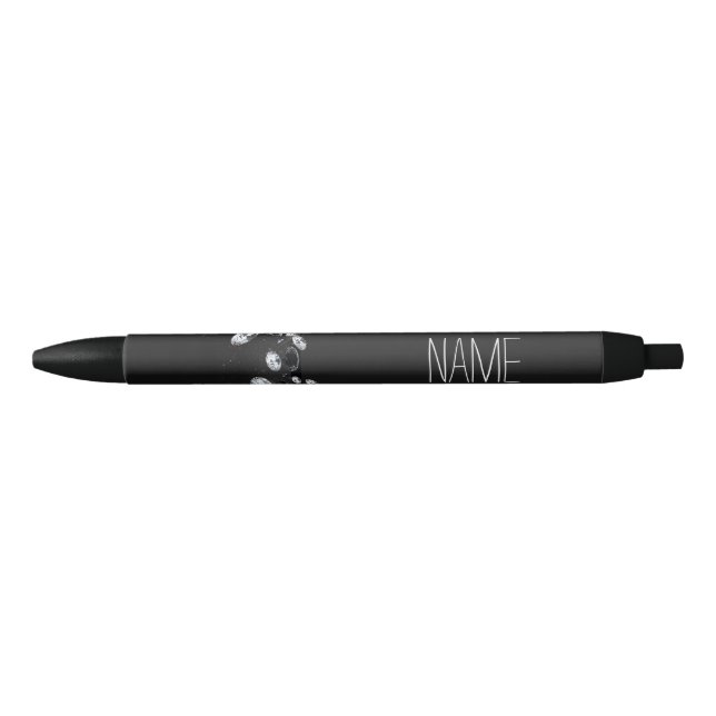 Stylo Noir Diamant noir féminin (Devant)