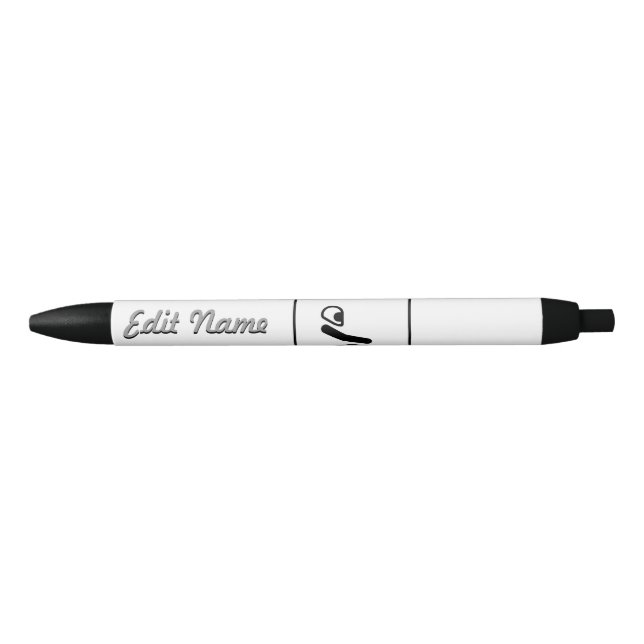 Stylo Noir Disparaissent le kart emballant la figure (Devant)