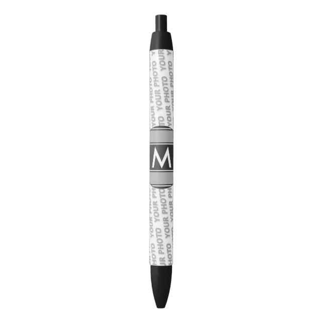 Stylo Noir do-it-yourself - Ajoutez votre propre signe, photo (devant Vertical)