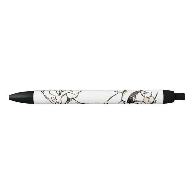 Stylo Noir DON DON QUICHOTTE et SANCHO 400 ans (Devant)