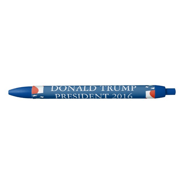 Stylo Noir Donald Trump Président 2016 (Devant)