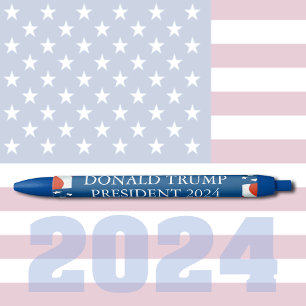 Stylo Noir Donald Trump Président 2024