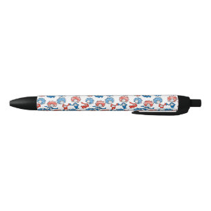 Stylo Noir Dr Seuss   Chose Une Chose Deux Motifs du drapeau 