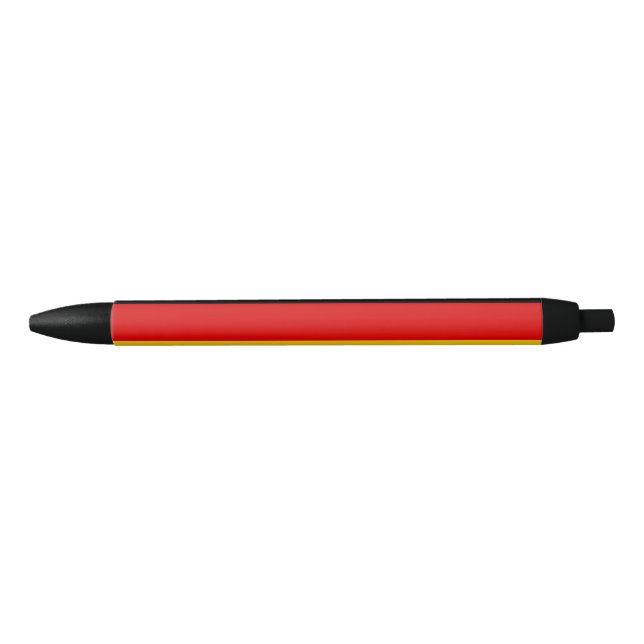 Stylo Noir Drapeau allemand (Devant)