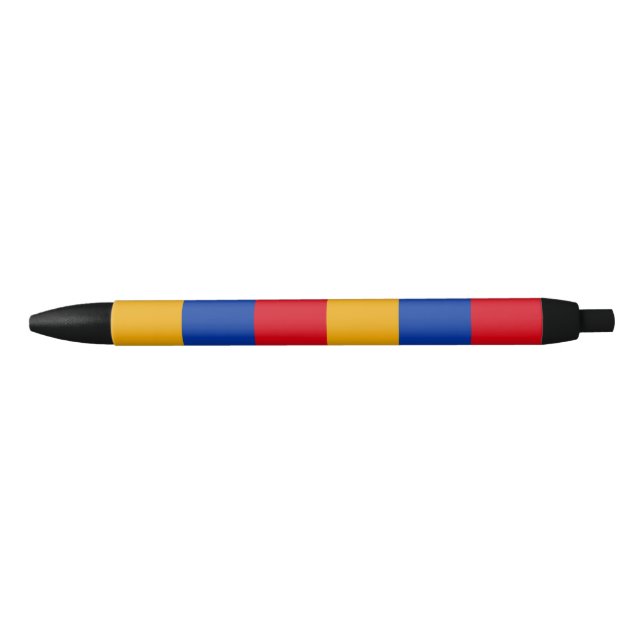 Stylo Noir Drapeau arménien (Devant)