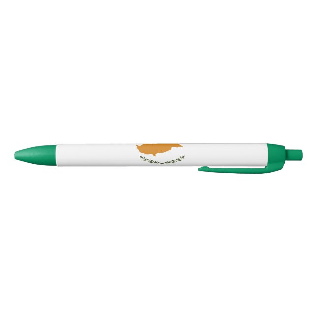 Stylo Noir Drapeau de Chypre (Bas)