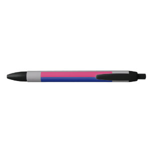 STYLO NOIR DRAPEAU DE FIERTÉ ANDROGYNE