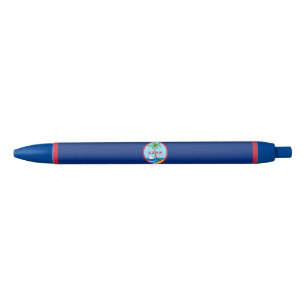 Stylo Noir Drapeau de Guam
