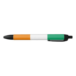 Stylo Noir Drapeau de la Côte d'Ivoire