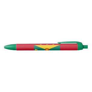 Stylo Noir Drapeau de la Grenade