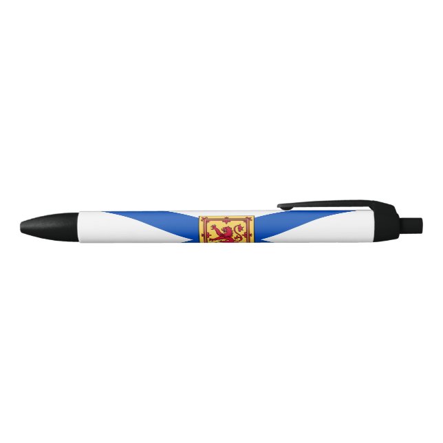 Stylo Noir Drapeau de la Nouvelle-Écosse (Province canadienne (Haut)
