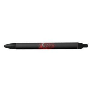 Stylo Noir Drapeau de la Turquie