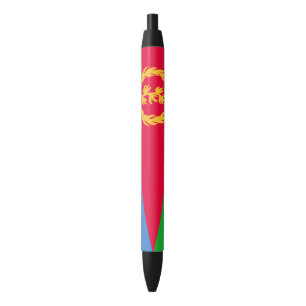 Stylo Noir Drapeau de l'Érythrée