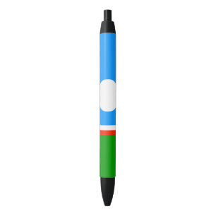 Stylo Noir Drapeau de Sakha