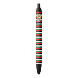 Stylo Noir Drapeau des Émirats Arabes Unis Encre noire patrio