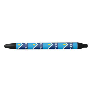 Stylo Noir Drapeau d'Orem, Utah Paire de liens de nouilles
