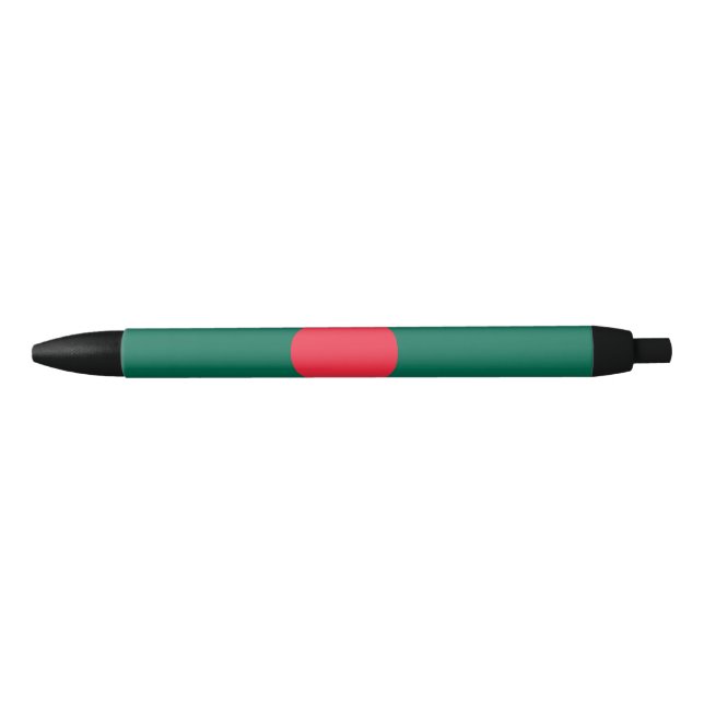 Stylo Noir Drapeau du Bangladesh (Bangladesh) (Devant)