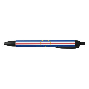Stylo Noir Drapeau du Cap-Vert