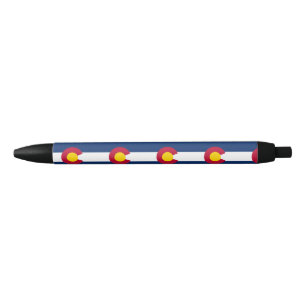 STYLO NOIR DRAPEAU DU COLORADO