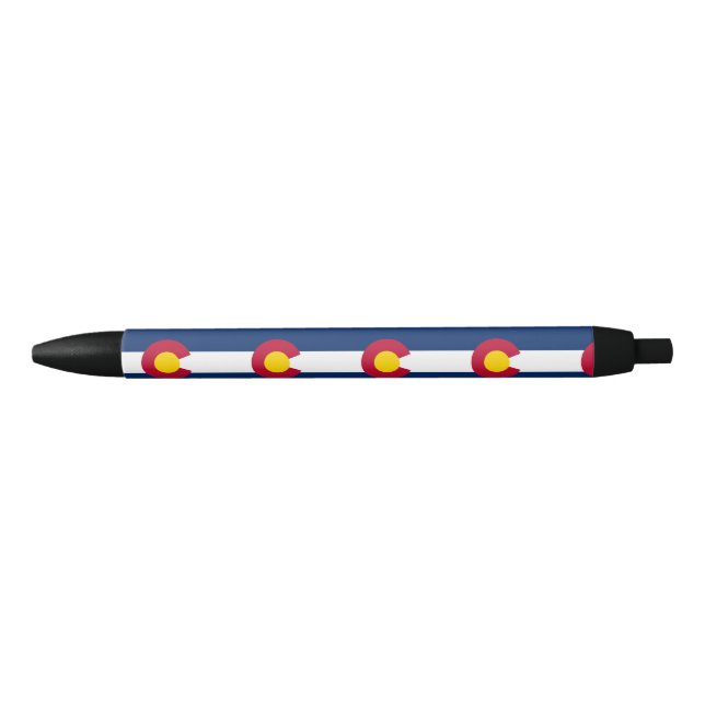 STYLO NOIR DRAPEAU DU COLORADO (Devant)