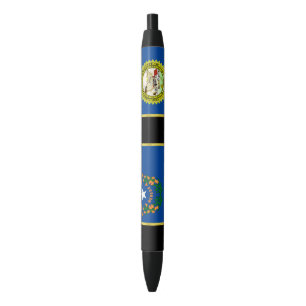 Stylo Noir Drapeau du Nevada