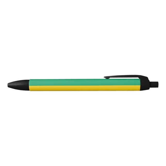 Stylo Noir Drapeau gabonais (Gabon) (Haut)