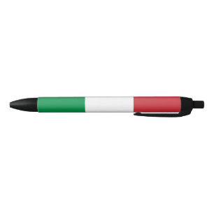 Stylo Noir Drapeau Italie