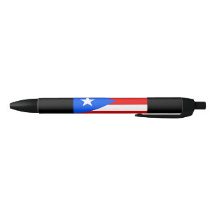 Stylo Noir Drapeau portoricain (Porto Rico)