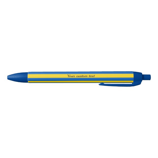 Stylo Noir Drapeau ukrainien (Bas)