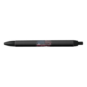 Stylo Noir Drapeau USA