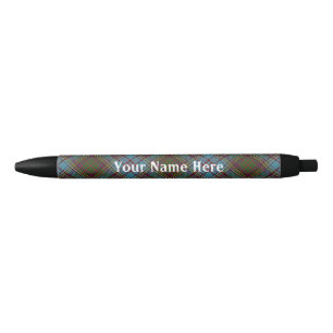 Stylo Noir Écosse Forever Clan Anderson Tartan