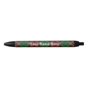 Stylo Noir Ecosse Forever Clan Baxter Tartan