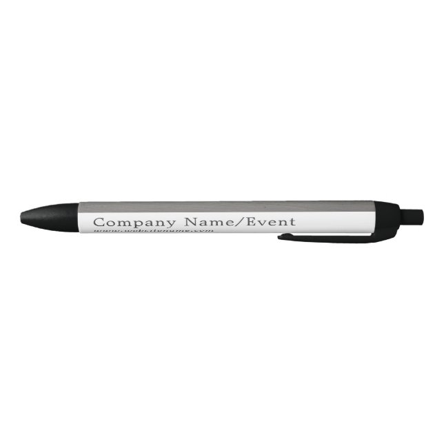 Stylo Noir Effet d'argile rustique, société/événement (Bas)