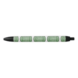 Stylo Noir Élégant, contemporain, poli et personnalisable.