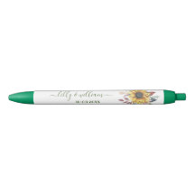 Elégante Aquarelle Jaune Sunflower Sunny