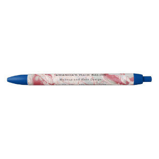 Stylo Noir Elégante aquarelle rouge et noire