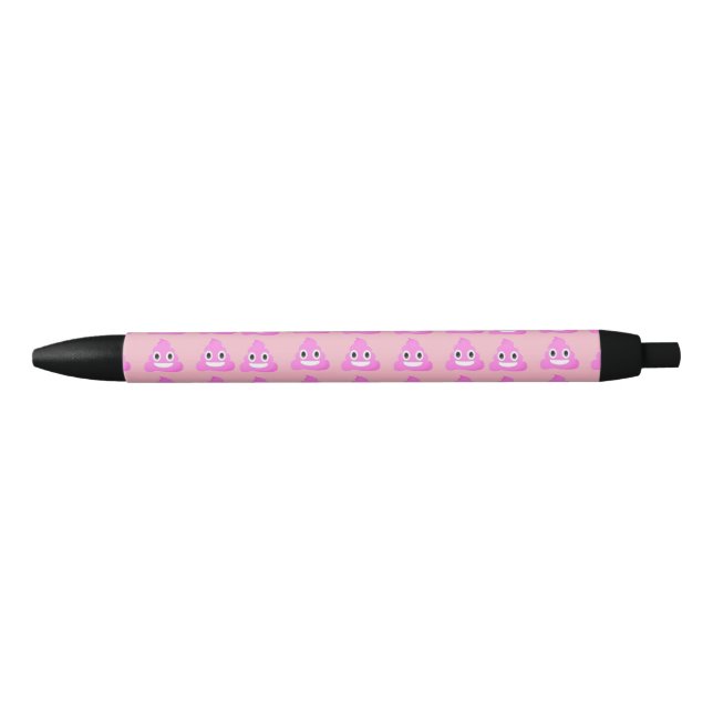 Stylo Noir emoji de dunette (Devant)