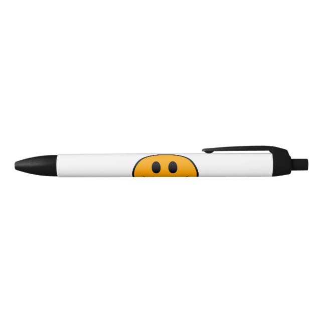 Stylo Noir Emoji du visage souriant (Haut)