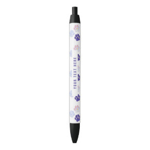 Stylo Noir empreinte de patte 
