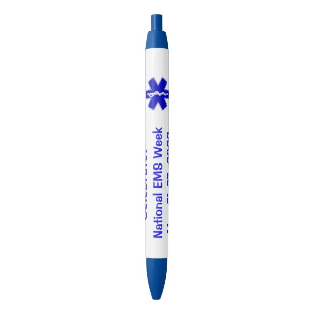 Stylo noir EMS Week 2023 (devant Vertical)