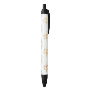 Stylo Noir Entraîneur d'or Cinderella Princess Royal Magic