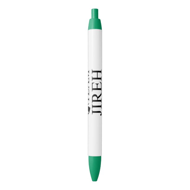 Stylo Noir Équipe Jireh Pen (devant Vertical)