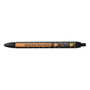 Stylo Noir Eric Carle   Halloween Polka Motif