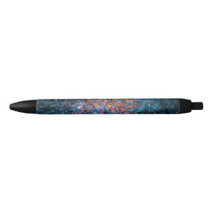 Stylo Noir Étude En Aquarelle - Orange